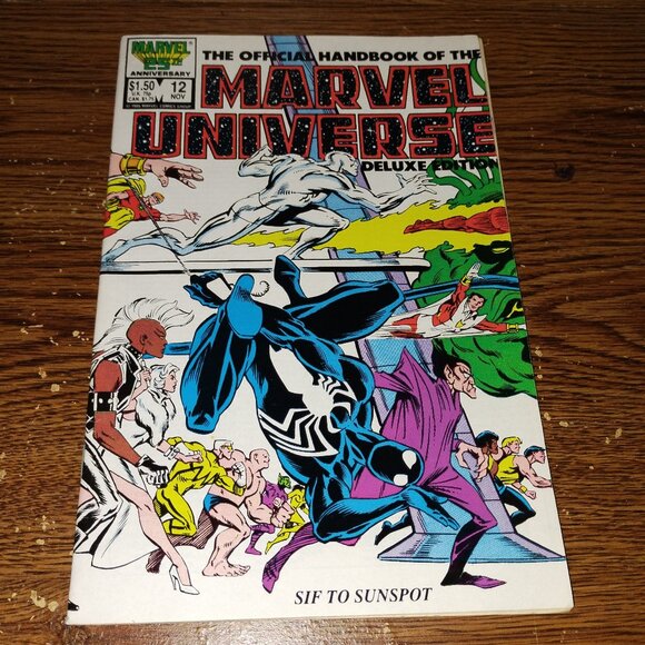 Official Handbook of Marvel Universe Deluxe #12 Sif to Sunspot - Picture 1 of 3